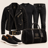 MENOL X — Blackwear Suede Set