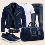 MENOL Rigel — Bluewear Suede Set