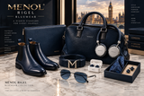 Man wearing MENOL RIGEL navy formalwear in London